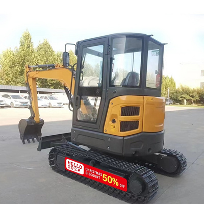 Free Shipping EPA EURO5 mini excavator 3.5 Ton Hydraulic Excavator Mini Digger Bagger Kubota Engine used Excavator