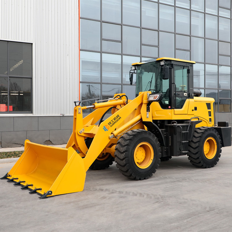 Earth Moving Equipment Mini Wheel Loader With Snow Plow