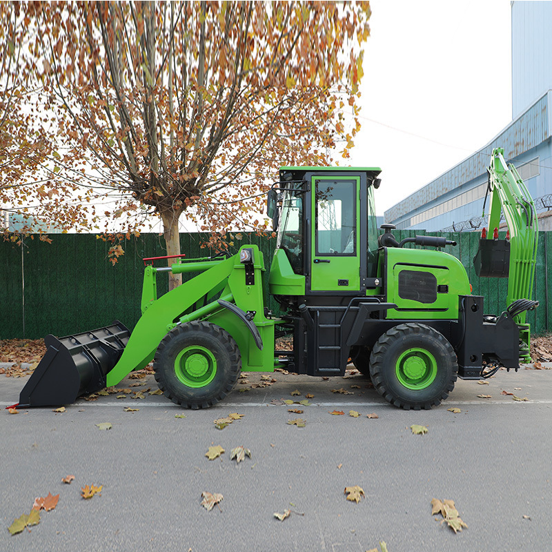 4WD Chinese Backhoe Loader WZ30-25 With Powerful Mini Backhoe Loader For Sale