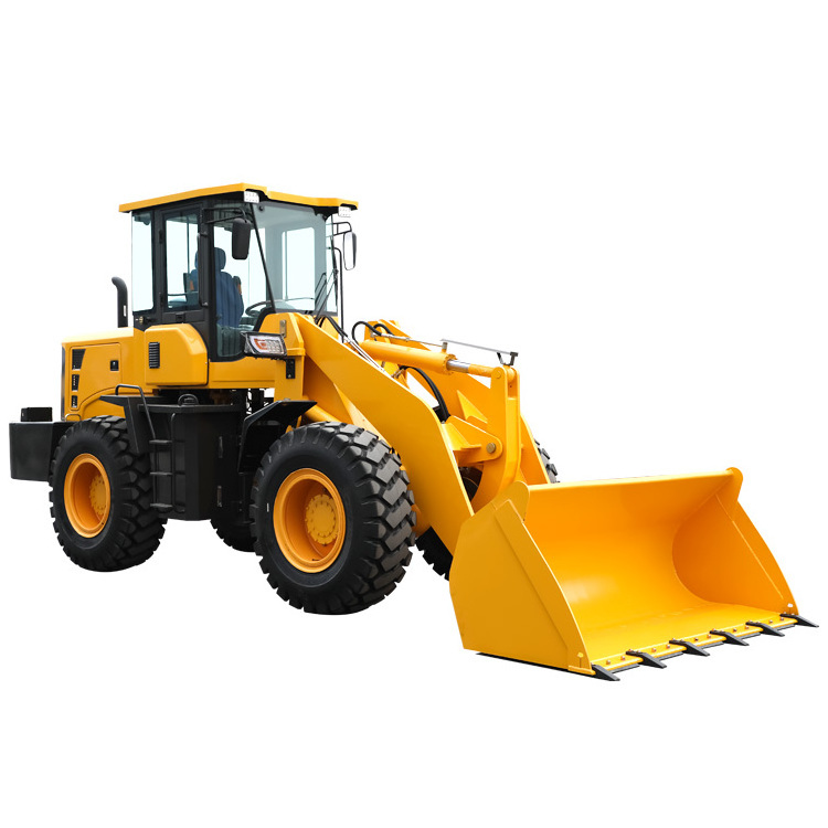 Earth Moving Equipment Mini Wheel Loader With Snow Plow