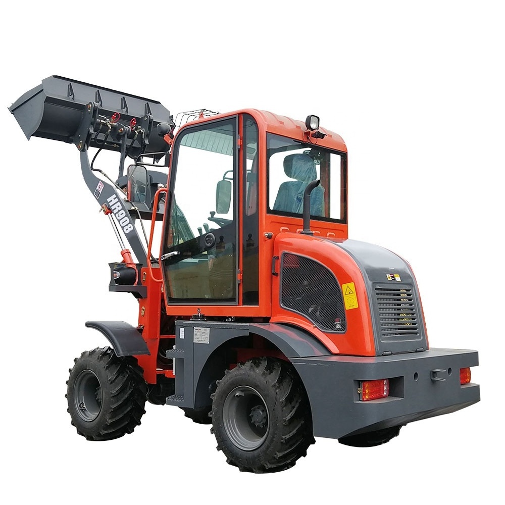 Free Shipping EPA XG-908 Mini Front Loader 0.8 Ton Cheap Mini Loader Wheel Loaders