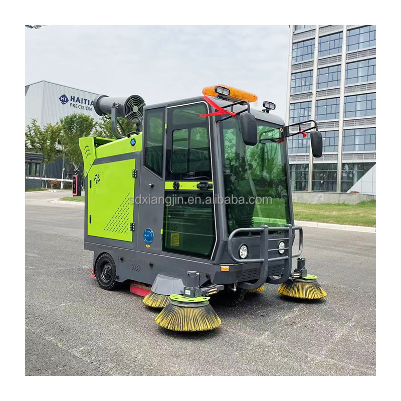 Garbage Sweeper Truck Mini Tractor Mounted Road Cleaning Truck