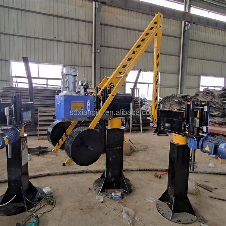 300 KG Balance Crane Folding Remote Control 360 Rotation Hydraulic Jib Cranes