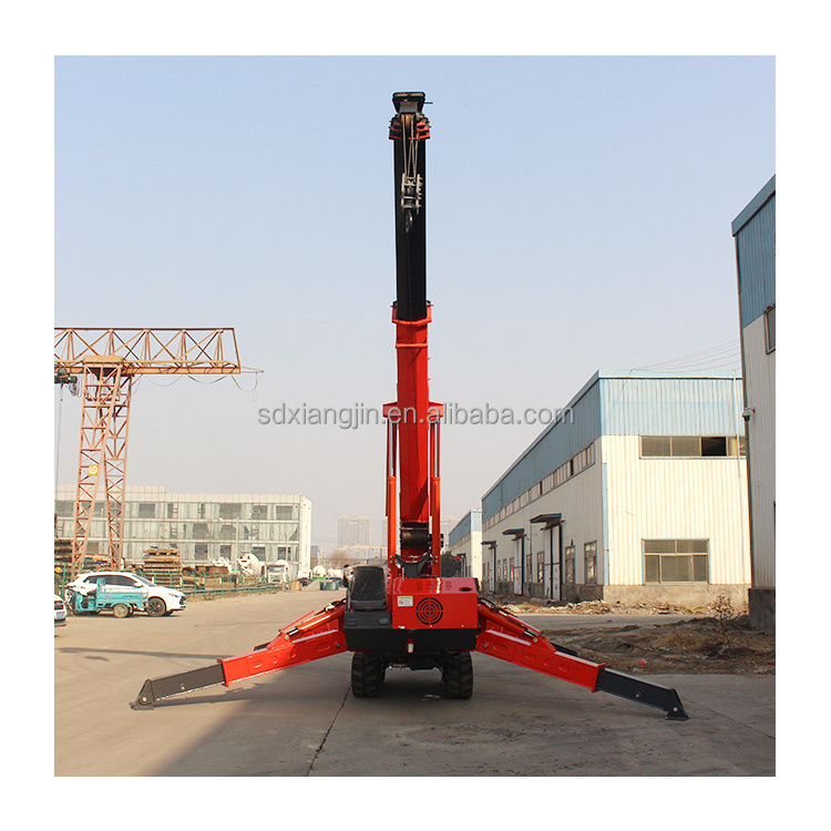 Portable mini lift crane 5ton small mobile crane Trailer Mounted Boom Lift