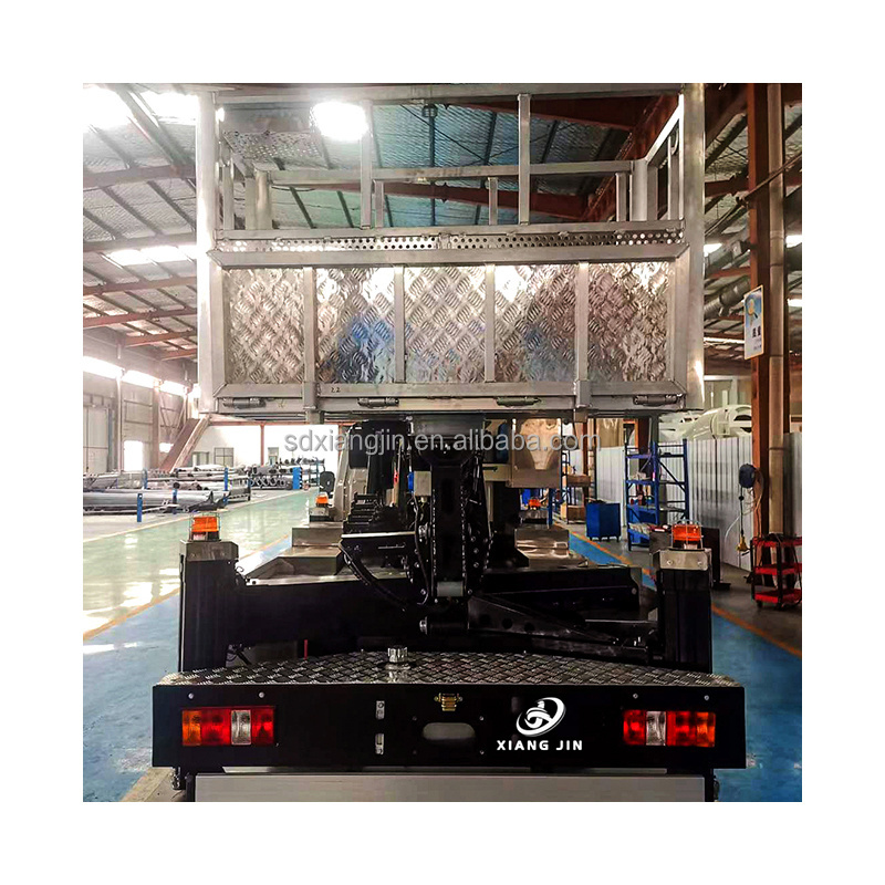 Hydraulic work truck to install high-altitude telescopic entrance ladder bucket truck boom lift high-altitude work truck