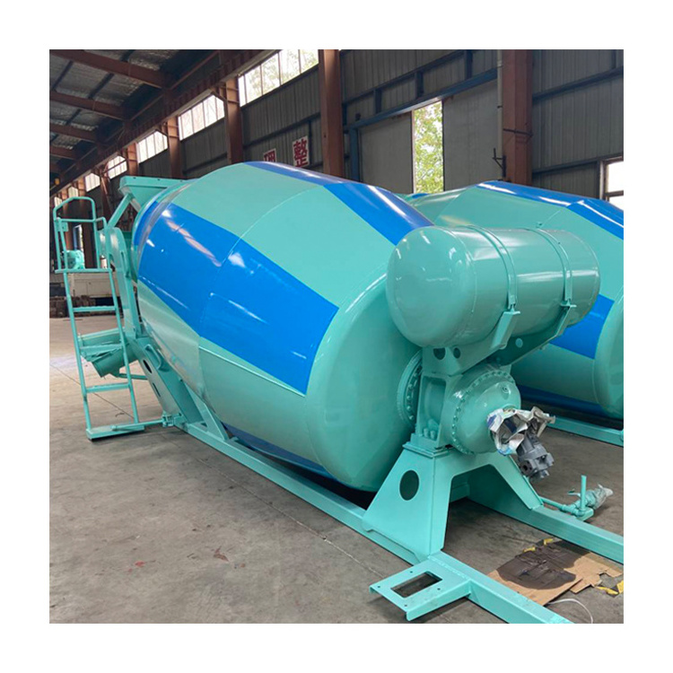 Concrete Mixer Truck Mounted Drum 2 M3 Cement Mixing Tank