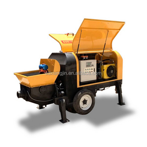 Mortar Pump Concrete Pump Machine Mini Pumpcrete Diesel Engine Concrete Trailer Pumps For Sale