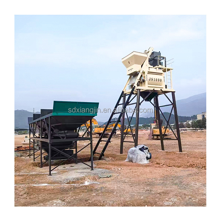 Stationary Concrete Batching Plant  Wet Mix Mobile Concrete Batching Plant With Cement Silo