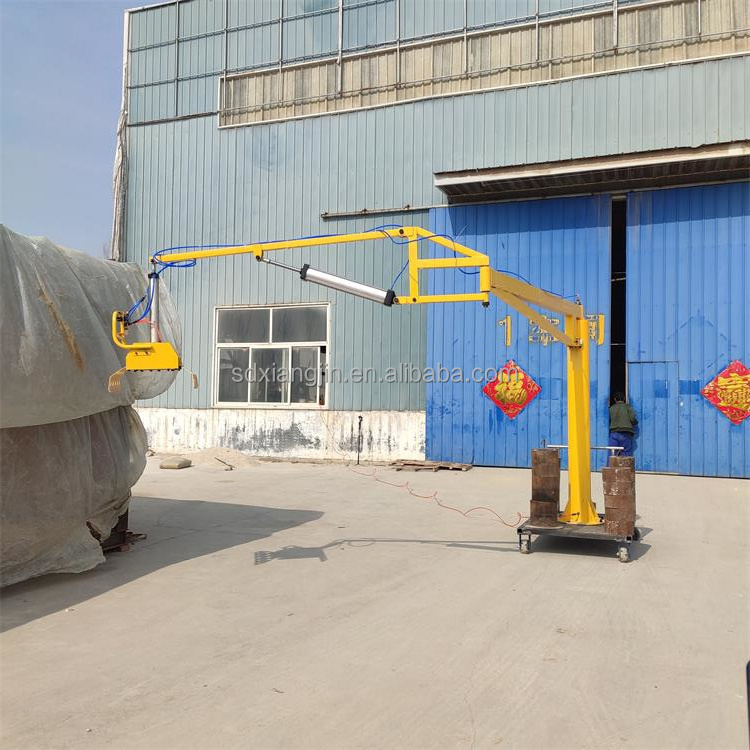 Gripper Robot Warehouse Use Mobile Stacker Crane 100kg Feed Cement Bag Handling With CE