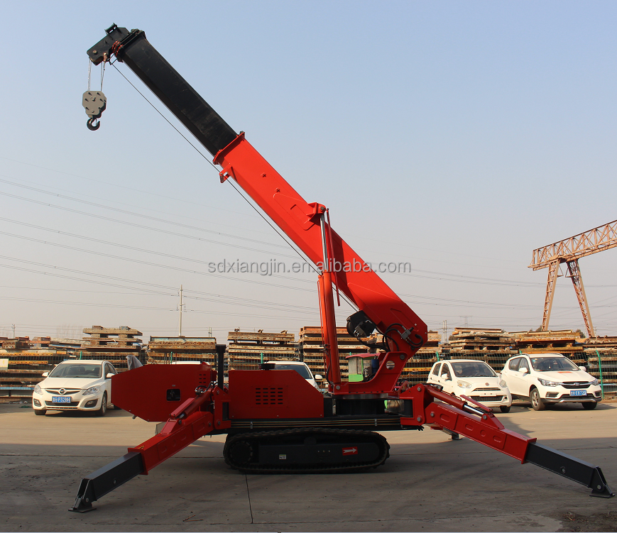 Mobile Mini Hoist Spider Crane 5 Ton Truck Mounted Crane Tower Crane