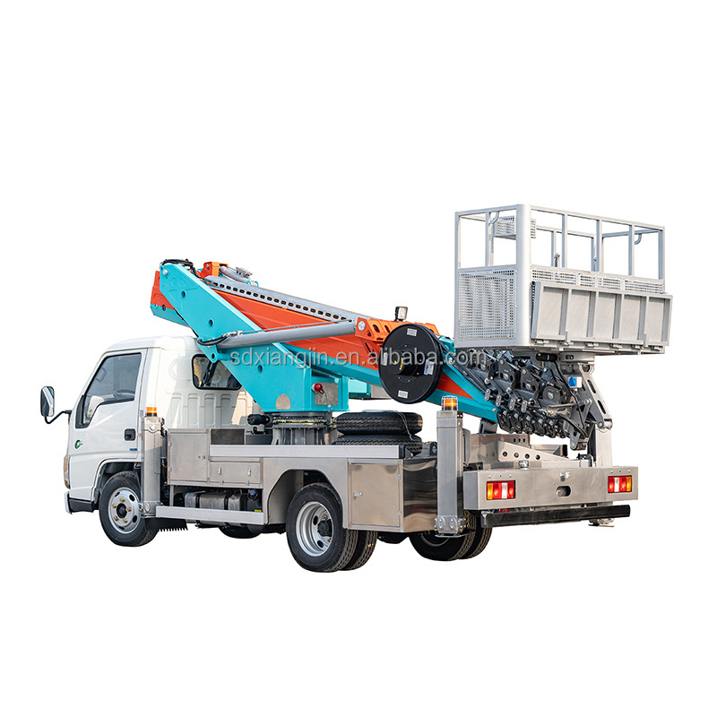 EURO 6 JMC 20~33M 56 meters Telescopic Aerial Platform Truck Man Lift Working Truck For sale