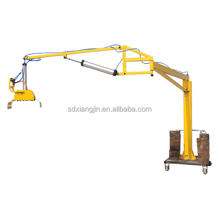 Gripper Robot Warehouse Use Mobile Stacker Crane 100kg Feed Cement Bag Handling With CE