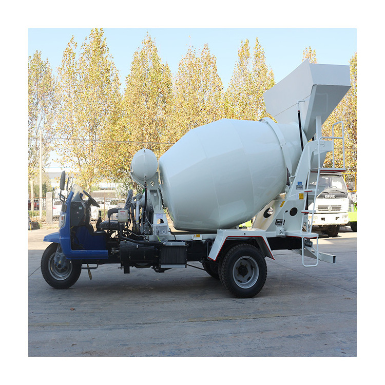 Small Concrete Mixer Truck 3 wheels Tricycle Cement Mixer Truck