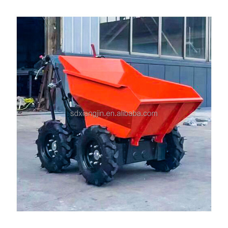 300kg Small Tracked Transport Vehicles Tippers Crawler Dump Trucks for sale