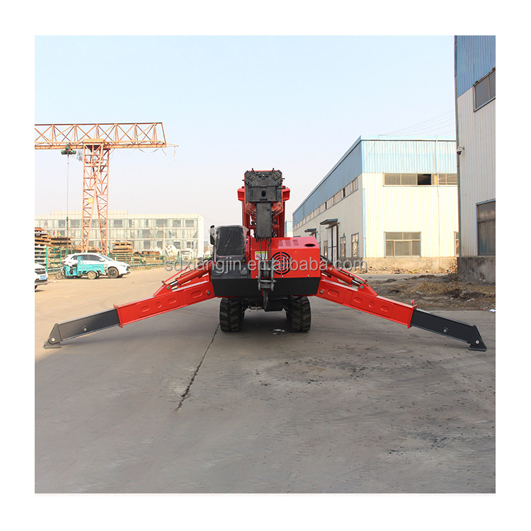 Portable mini lift crane 5ton small mobile crane Trailer Mounted Boom Lift