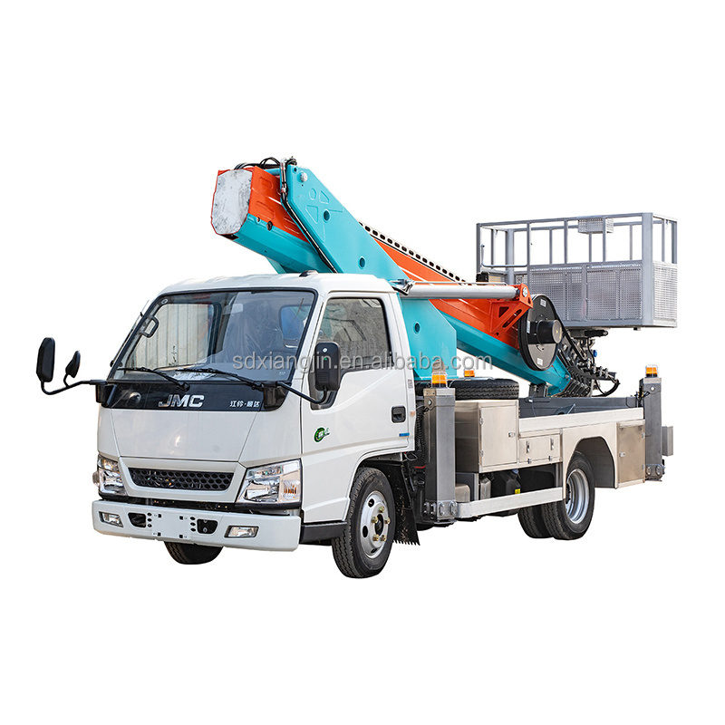 EURO 6 JMC 20~33M 56 meters Telescopic Aerial Platform Truck Man Lift Working Truck For sale