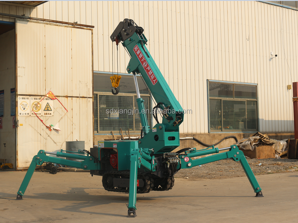 Mobile Mini Hoist Spider Crane 5 Ton Truck Mounted Crane Tower Crane