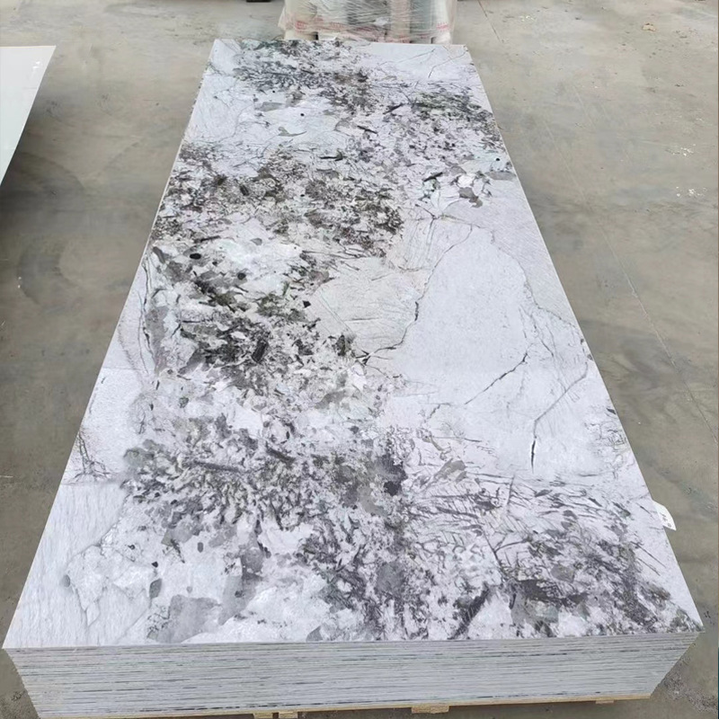 Wholesale price high glossy 1220*2440mm*3mm UV marble PVC sheets panel for wall decoration