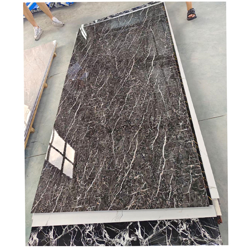 Pvc Faux Marble Sheet Manufacturer Lamina Artificial De Marmol Uv Marble Plastic Sheet Pvc Wall Panel