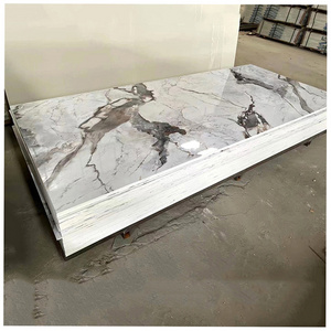 High Glossy 3mm 5mm Pvc Marble Sheet Wall Panel Pvc Uv Marble Sheet Wall Paneling Sheet