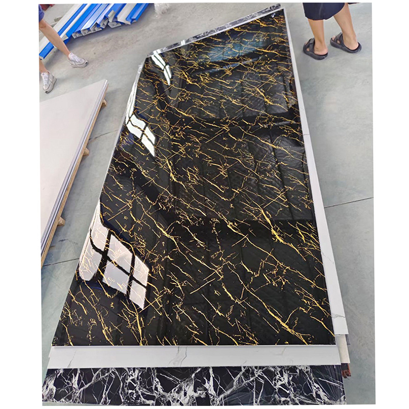 Pvc Faux Marble Sheet Manufacturer Lamina Artificial De Marmol Uv Marble Plastic Sheet Pvc Wall Panel