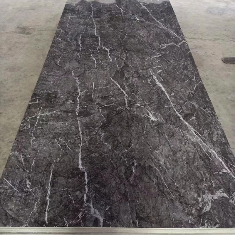 High Glossy Fireproof Pvc Imitation Marble Look Wall Panels Uv Marble ...