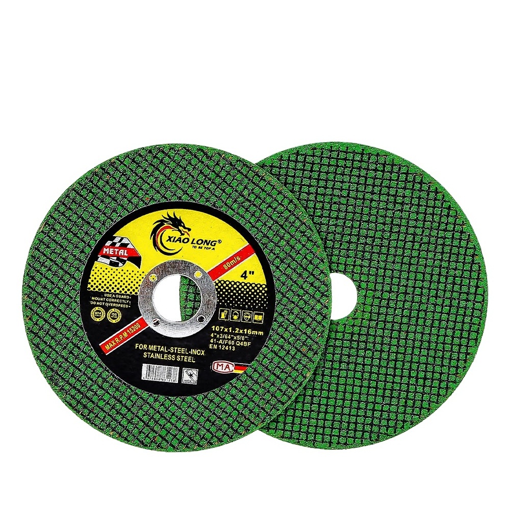 Super thin 2 nets green stainless steel iron inox 100 107mm Cutting disk cut off wheel 4inch  Metal Cutting Discs for metal