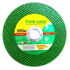 Super thin 2 nets green stainless steel iron inox 100 107mm Cutting disk cut off wheel 4inch  Metal Cutting Discs for metal