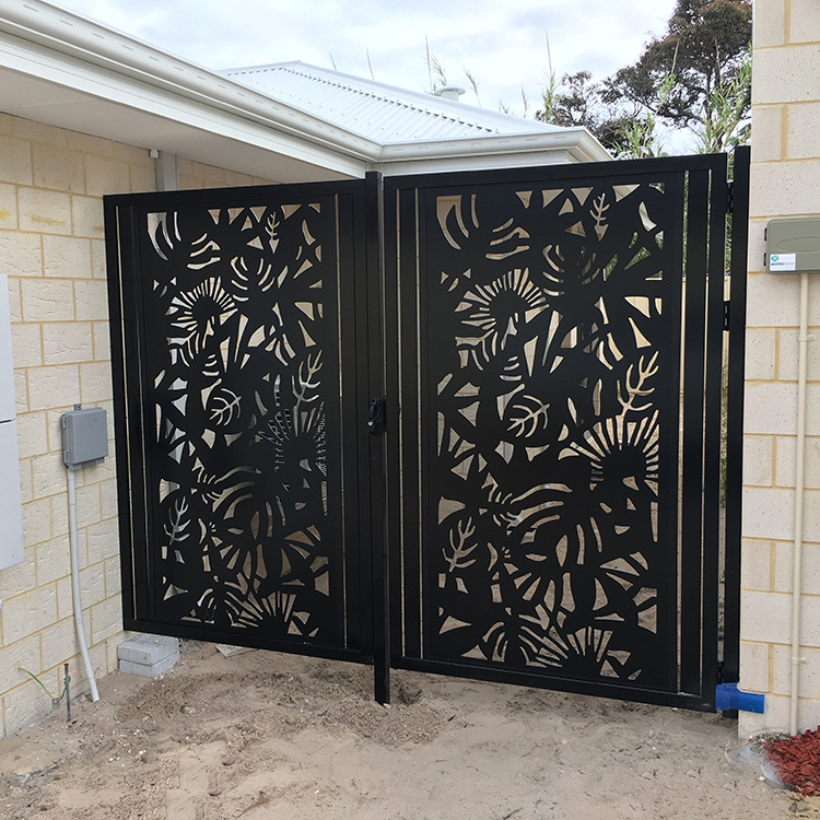 Laser Cutting decorative Metal screens Panels Aluminium  Stainless /Corten steel Privacy  Screens&Fence