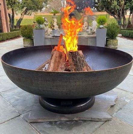 Factory suppliers corten steel wood burning fire pit outdoor fire bowl fire table