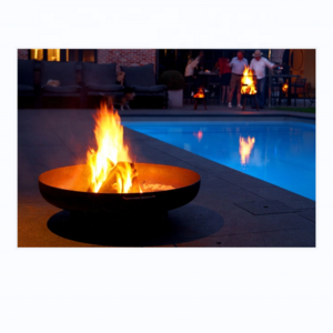 Factory suppliers corten steel wood burning fire pit outdoor fire bowl fire table