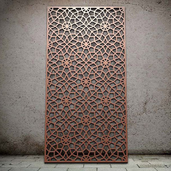 Customized Laser Cut Metal Outdoor indoor Screen Restaurant Room Divider Decorative Metal  Craft Screen