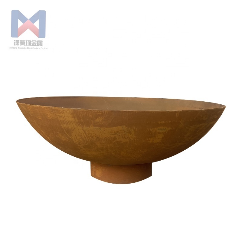 Professional Manufacturer Custom Cast Iron Mild Steel Fire Bowl corten steel Out Door Fire Pit metal