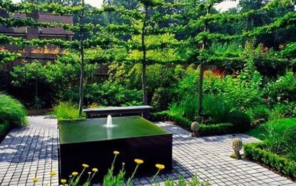 Corten water table water fountain water pond for garden decoration