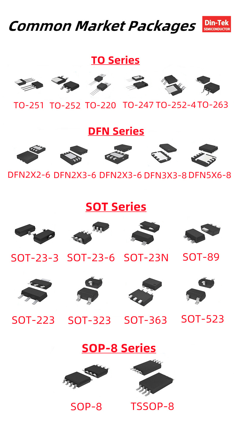 Din Tek Semiconductor Mosfet Transistor N-channel 3205 For Inverter DTP3205 IRF3205