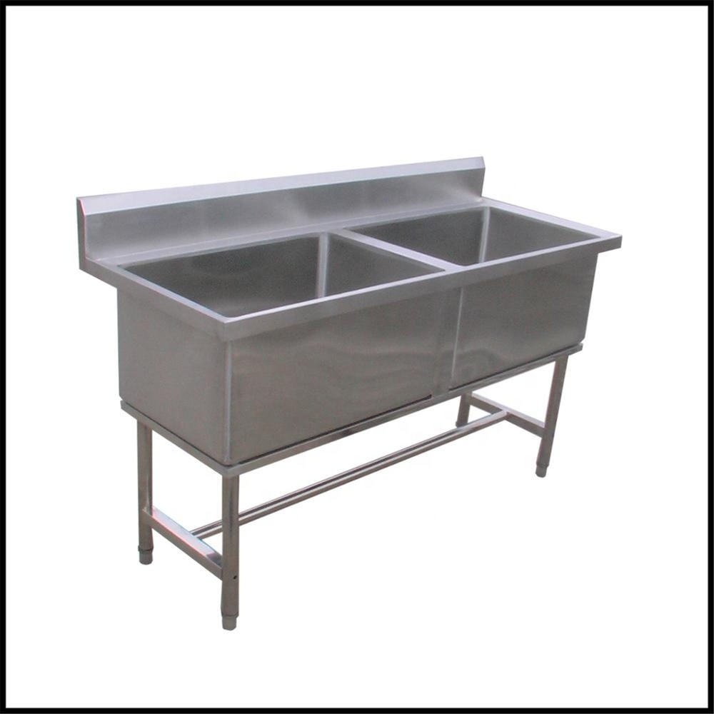 Commercial kitchen equipment stainless steel sink for sale