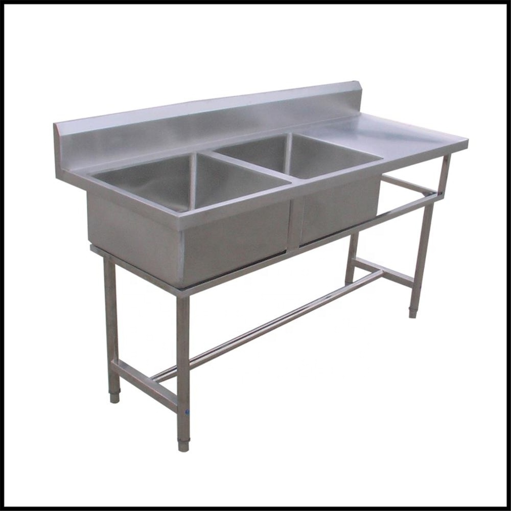 Commercial kitchen equipment stainless steel sink for sale