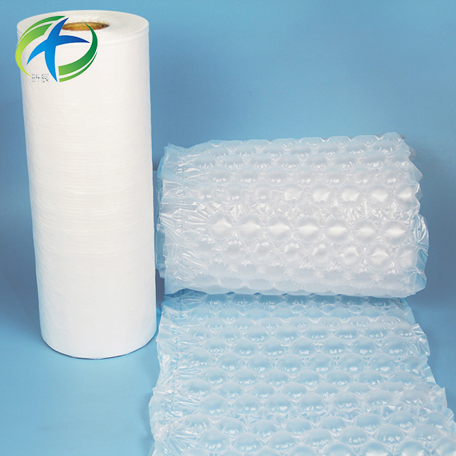 Bubble Roll Wrap Air Packing Machine Cushion Roll Making Fill Machine to Seal Inflate Air Bubble Pillow Bag to Protect Bottle