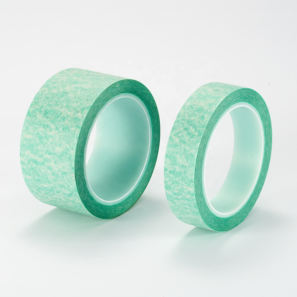 High temperature 300 degrees white masking tape PET silicone texture tape used for pcb welding spray painters tape