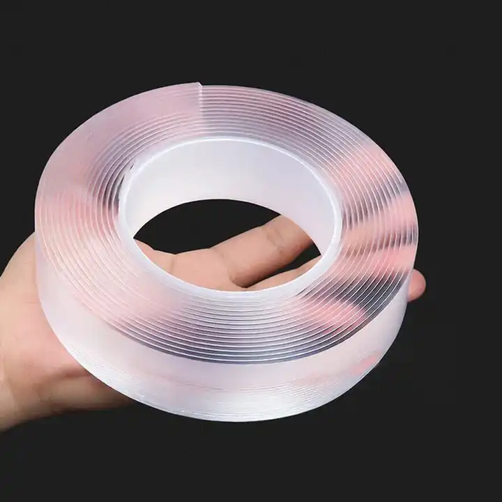 Good Price Universal 1mm Thickness 1m 3m Thin Nano Double Sided Face Plastic Glue Tape Heavy Duty Transparent Adhe