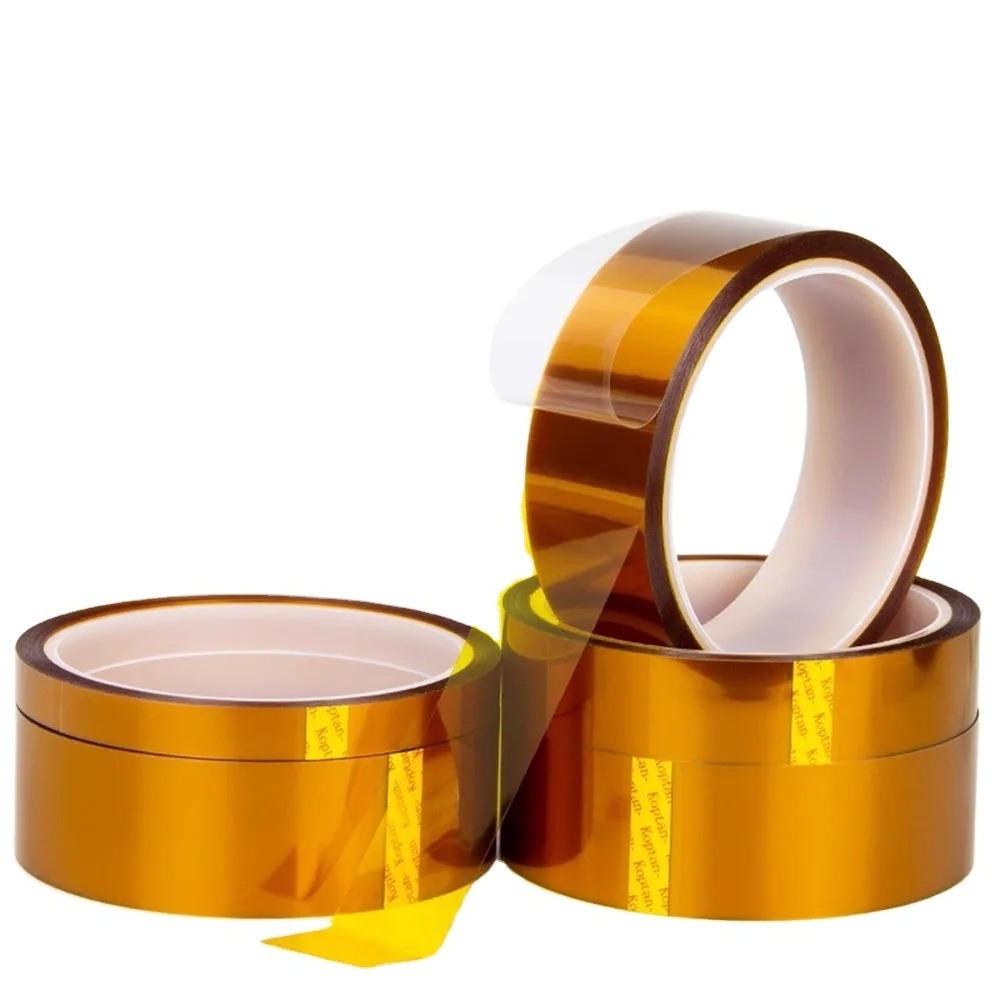 Factory Supply Mul Size 3mm 5mm 6mm 12mm 20mm Width Kaptone Insulation Tape Heat Resistance Polyimide High Temp Tape