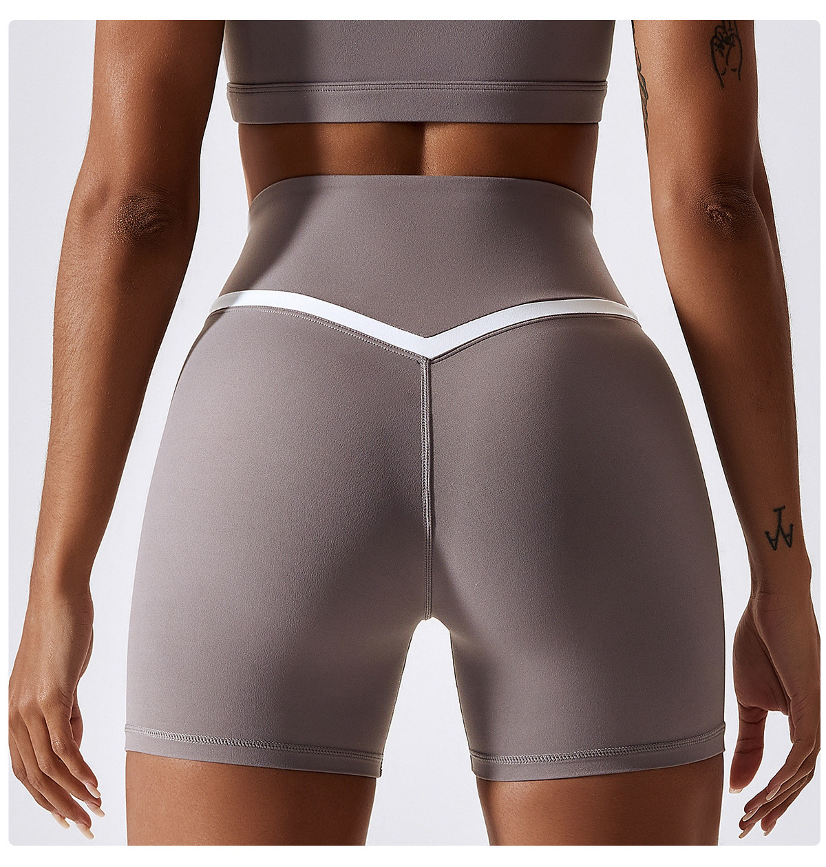 Custom High Waist Activewear Workout Women Yoga Short Sexy Ass Short Leggings Tight Yoga Pants