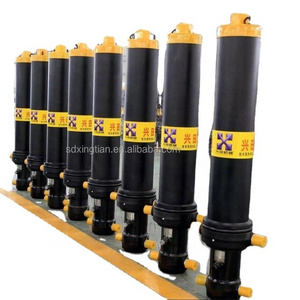 front end hydraulic jack telescopic hydraulic cylinder Hydraulic Power Telescopic Cylinder Used For Tipper Lorry custom hoists