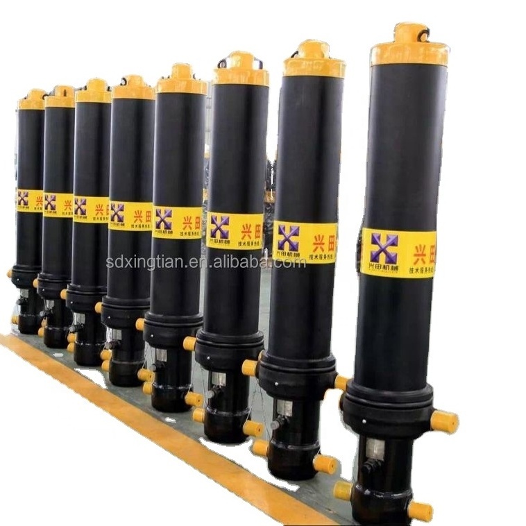 hydraulic jack telescopic hydraulic cylinder Hydraulic Power Telescopic Cylinder Used For Tipper Lorry custom hoists