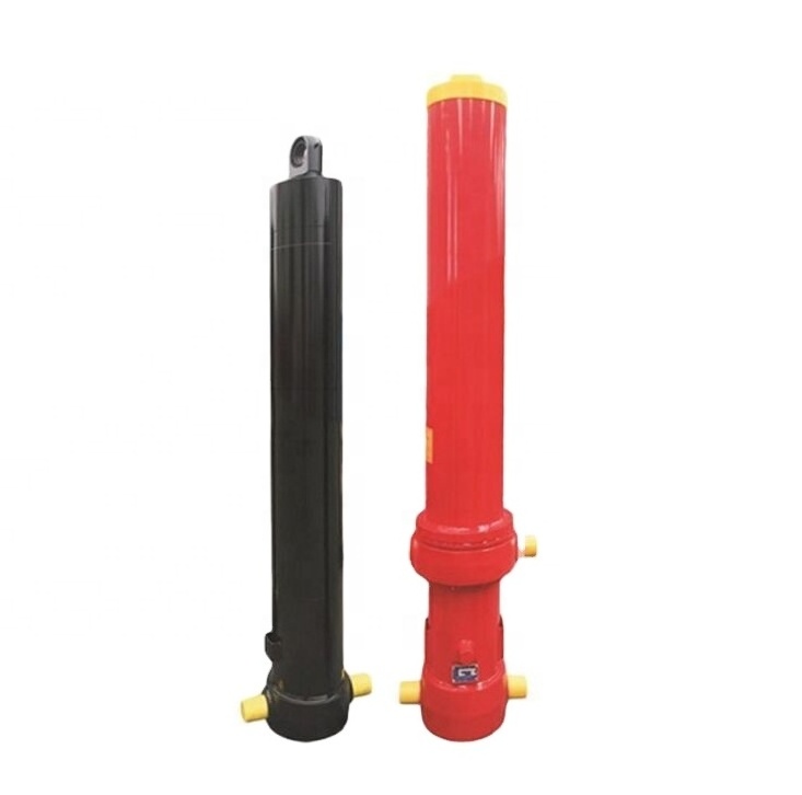 hydraulic jack telescopic hydraulic cylinder Hydraulic Power Telescopic Cylinder Used For Tipper Lorry customized hoists