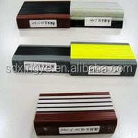 customized rubber pvc aluminium non slip step stair edge protection nosing for ceramic paver tiles