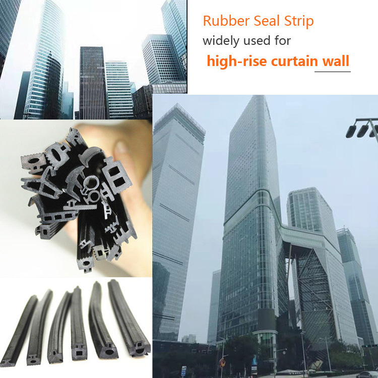 Refrigerator door edge window gasket silicone profile black round sponge rubber epdm weatherstrip foam sealing strips