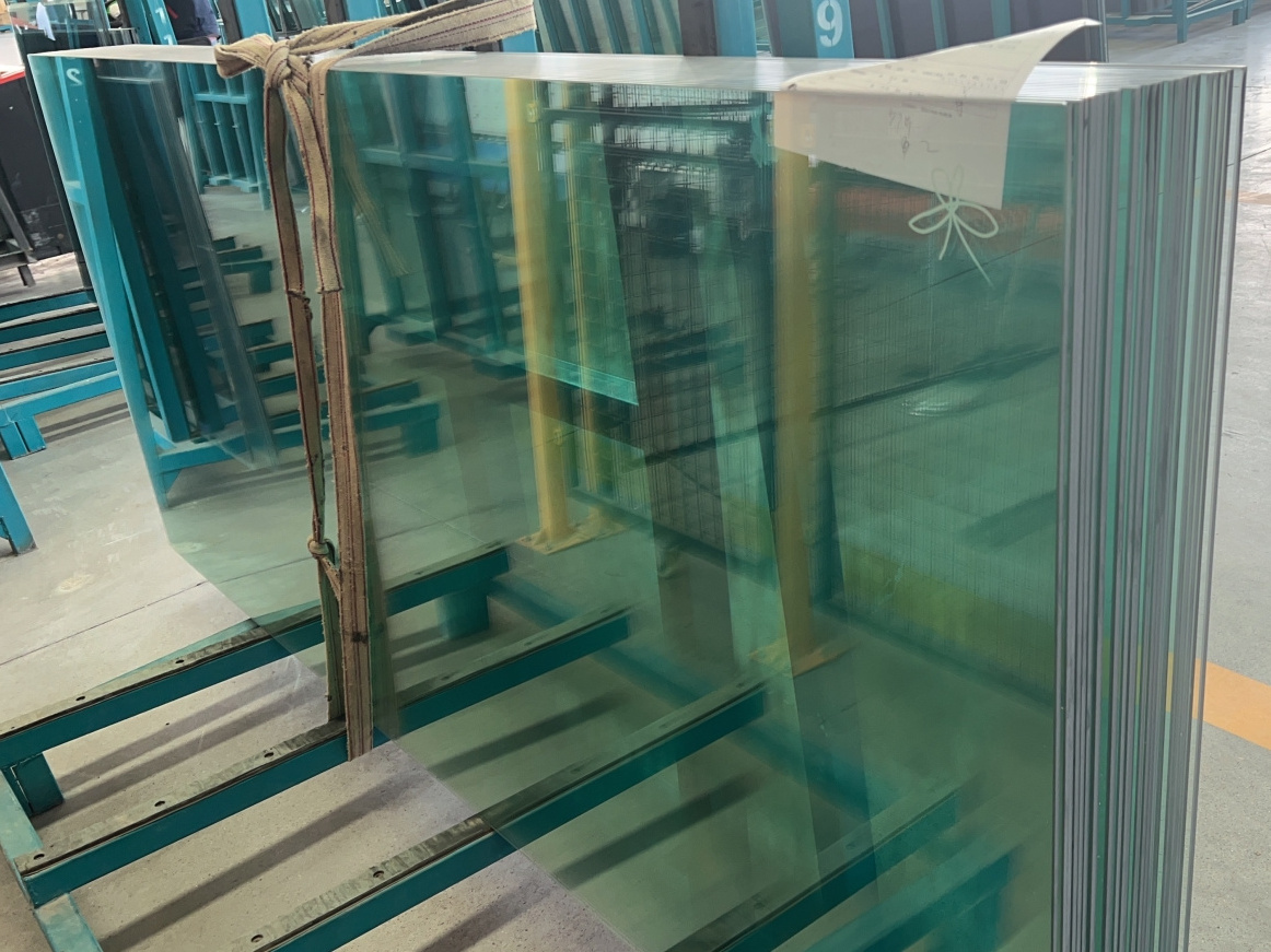 Wholesale manufacture supplier insulating laminated glass 638mm tempered clear safety glass for buildings