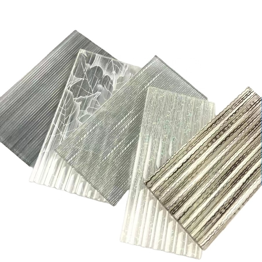 Floor price  Wire Mesh Decorative Tempered Safety Art Laminated Glass for building