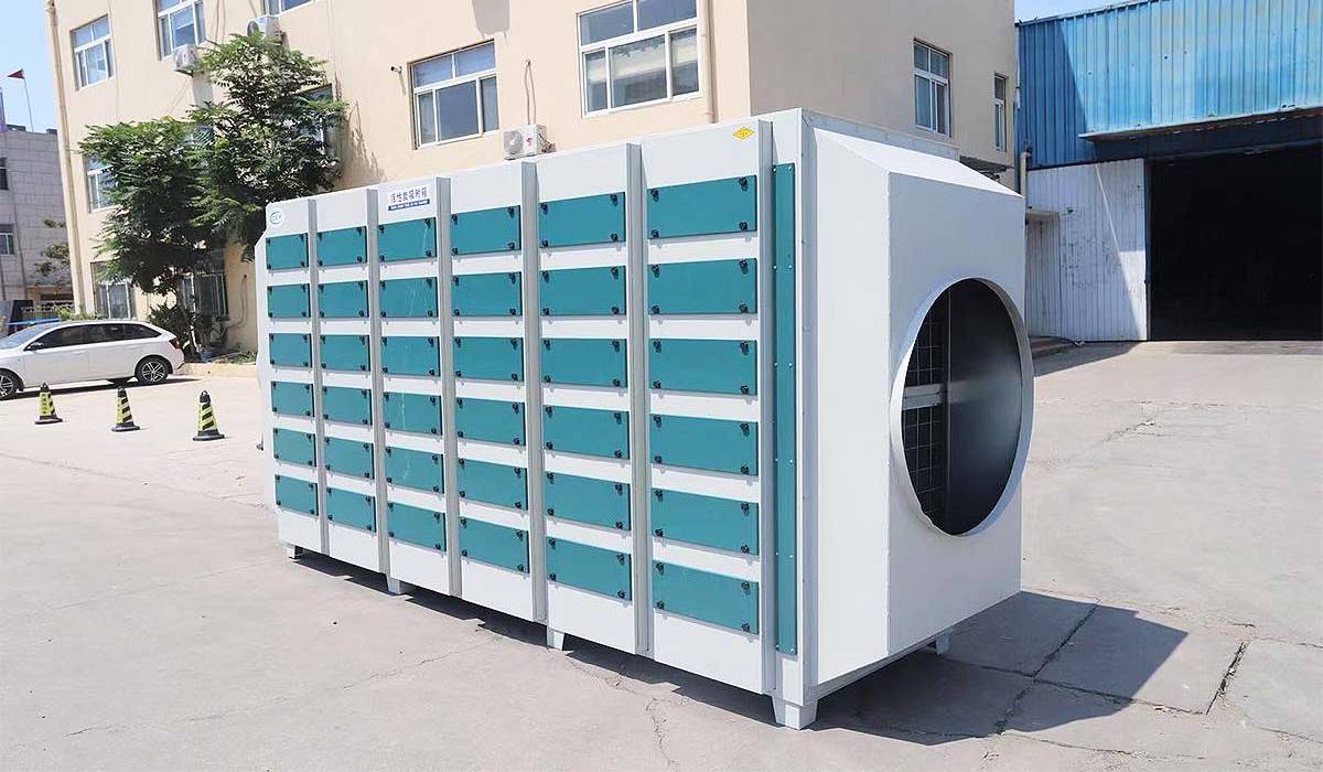 Industrial Activated Carbon Filter Machine Waste Gas Purification Treatment Deodorization Activated Carbon Adsorption Box